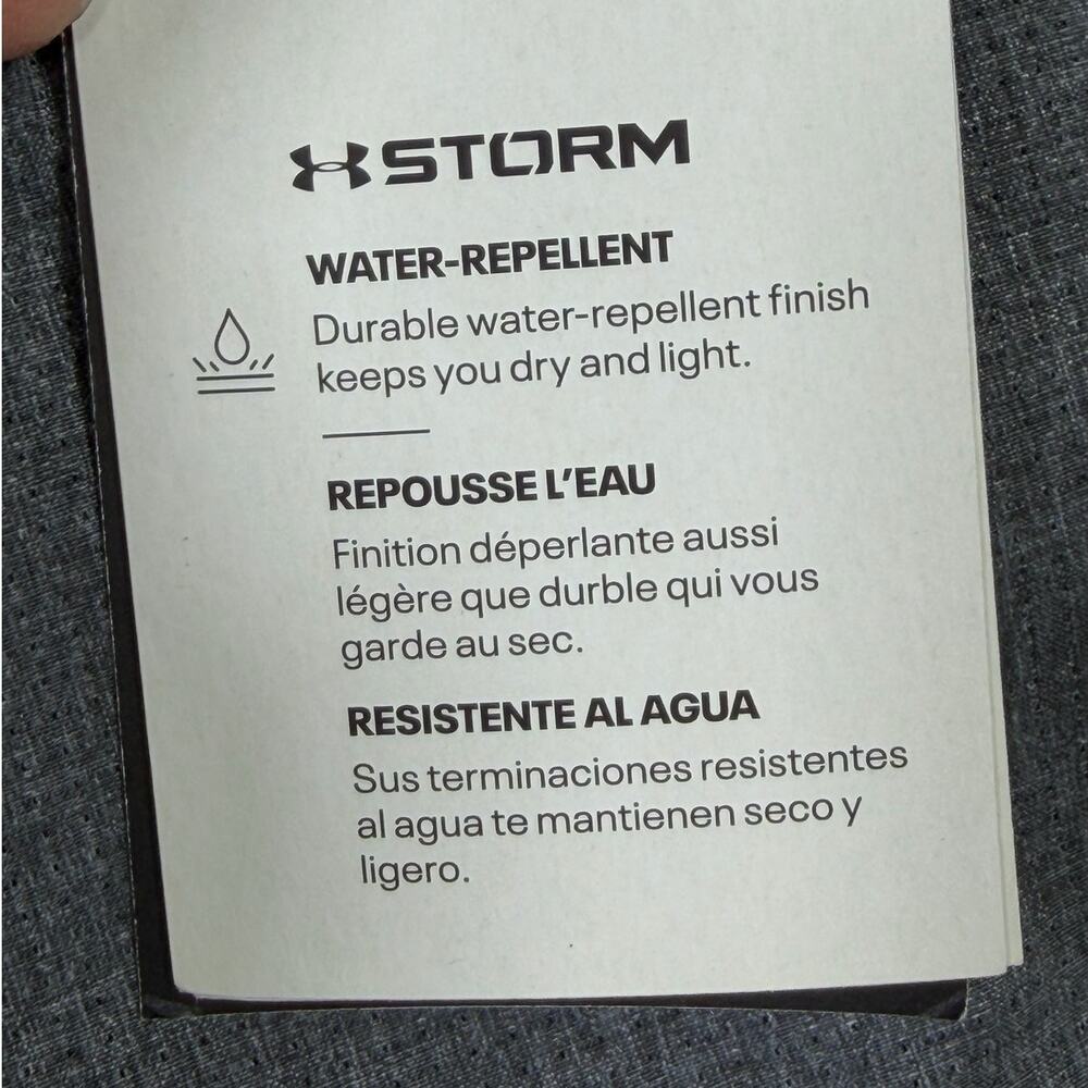 NWT Under Armour Men 36 x 30 Gray Storm Pants Water Resistant Performance Pants - Picture 6 of 14